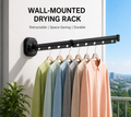 Retractable Wall-Mounted Drying Rack – Space Saving Laundry Solution