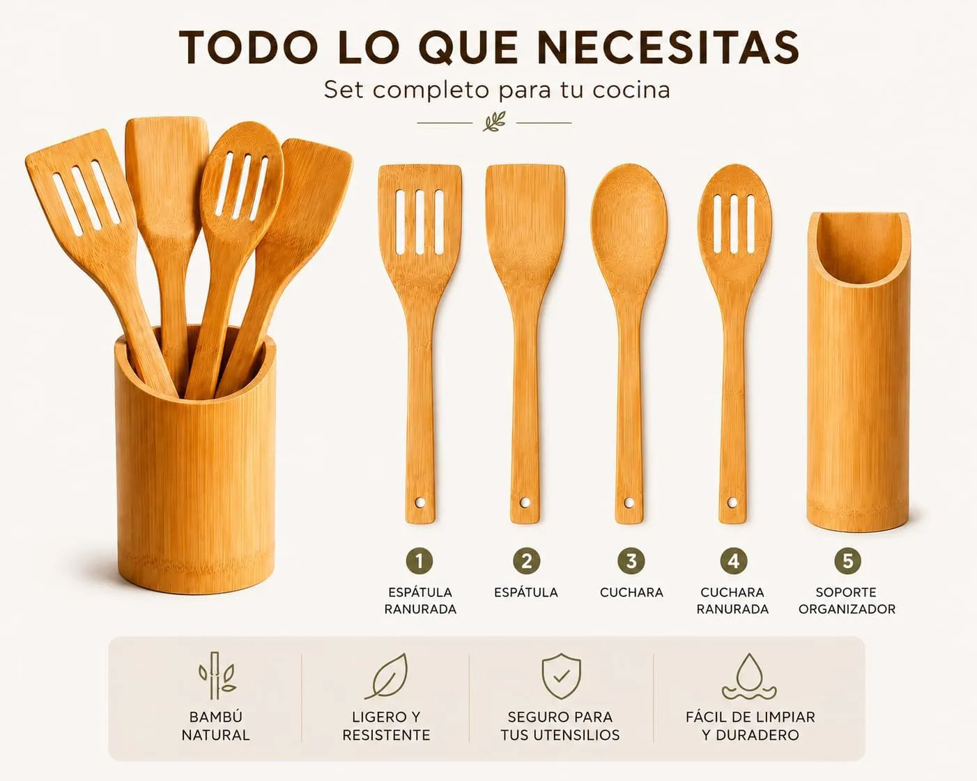 Juego de Utensilios de Cocina