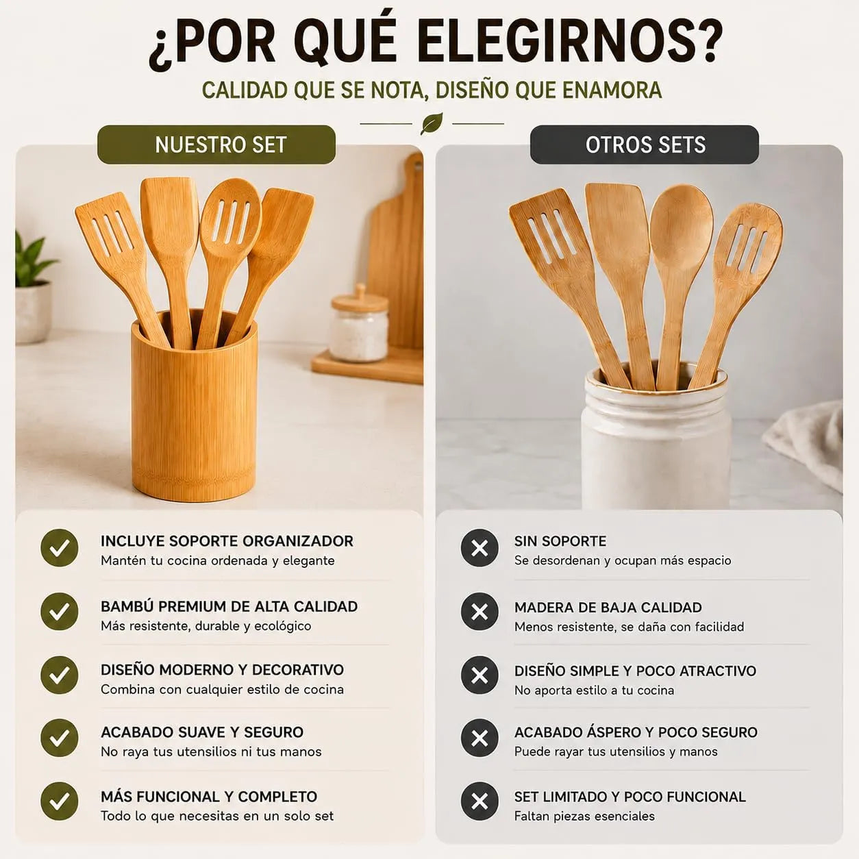 Juego de Utensilios de Cocina